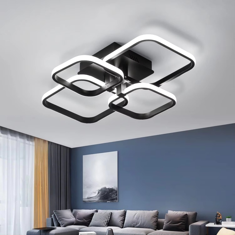 Home Bathroom Colors - Lampadario LED a Tre Colori, Lampada
