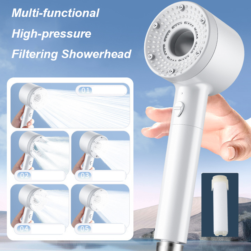 Home Bathroom Upgrades - Aggiornamento 5 modalità Soffione doccia Soffione