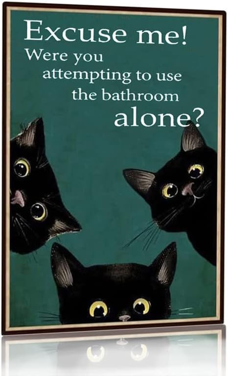 Home Alone Bathroom - Divertente Insegna Decorativa per Bagno con
