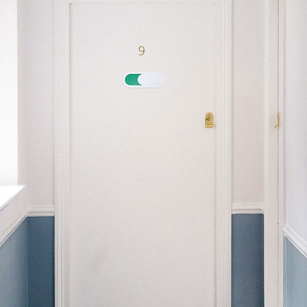 Home Bathroom Occupied Sign - 2 Pezzi di Targhe per Porta