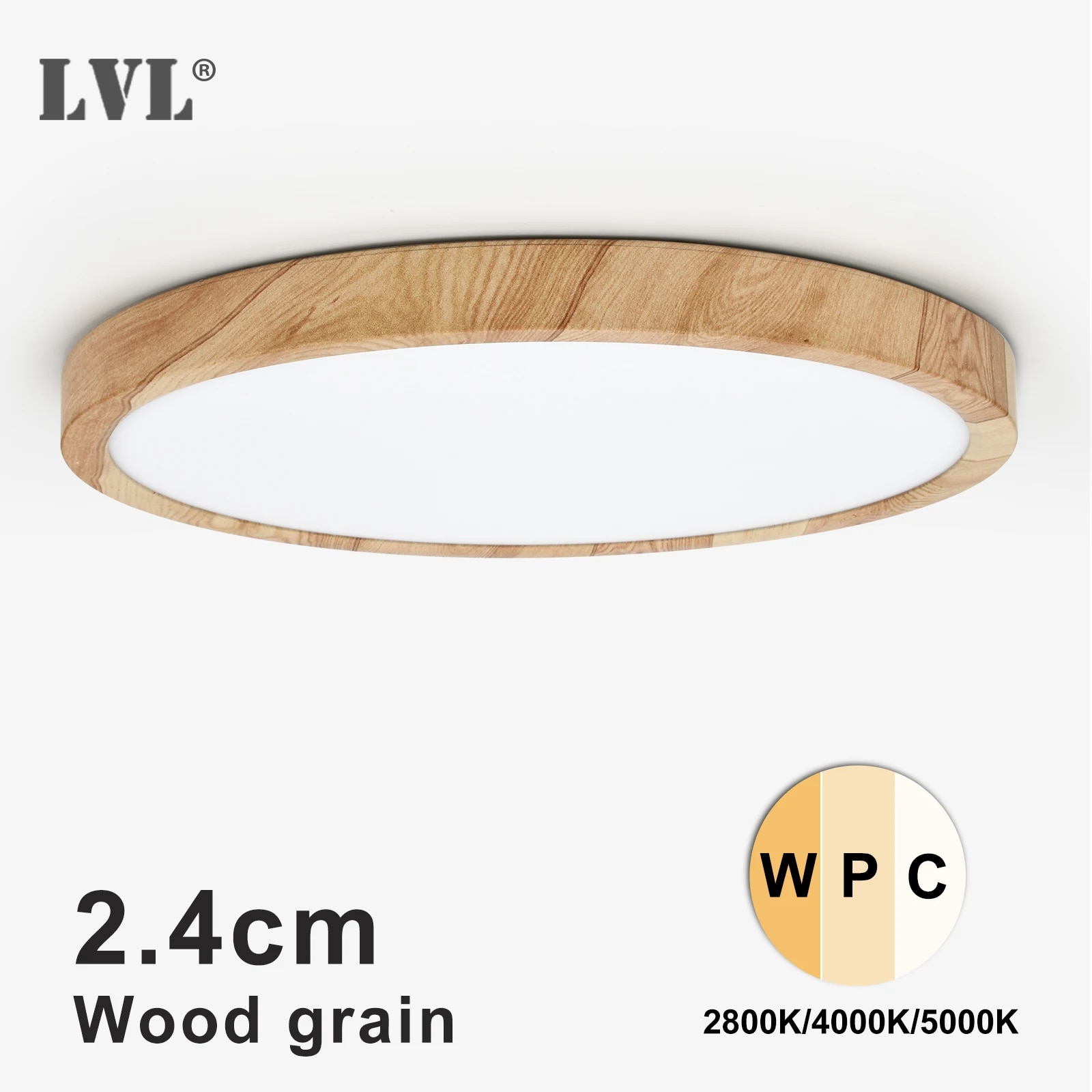Home Bathroom Colors - Plafoniera a LED LVL Grano di
