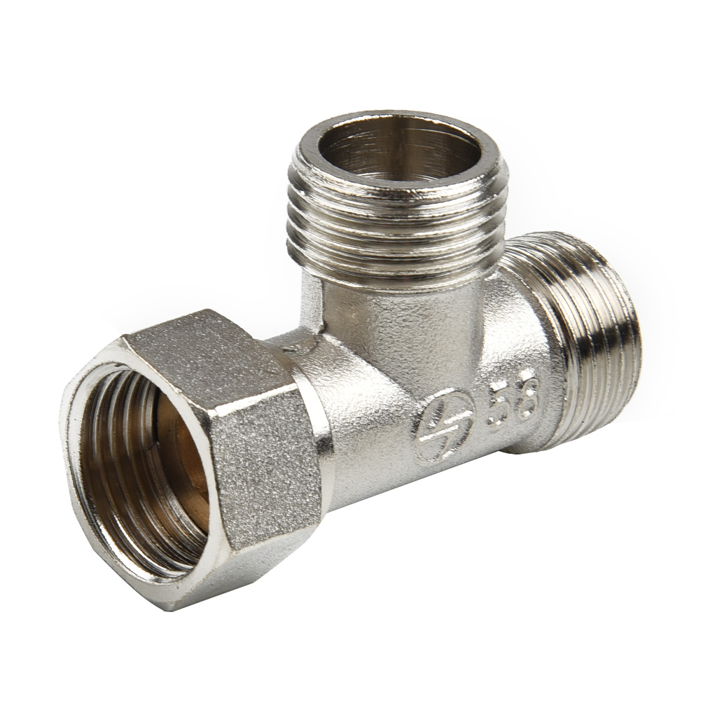 Home Depot Bathroom Vanities - G1/2 e 3 vie T-Adapter rame