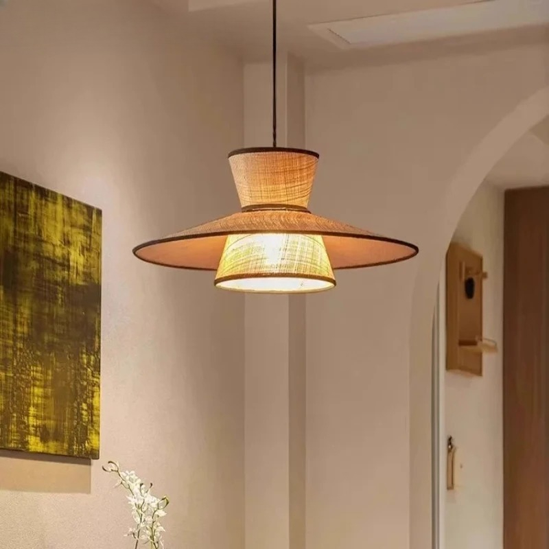 Japan Bathroom.Home - Lampade a sospensione in rafia Wabi
