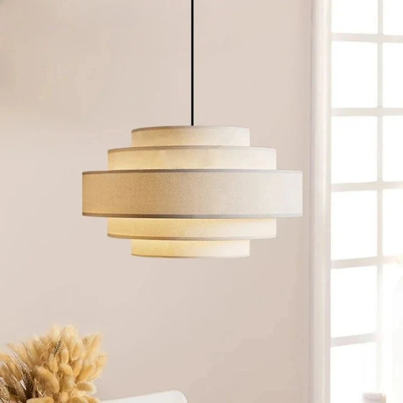 Japan Bathroom.Home - Lampada a sospensione in tessuto Lampade