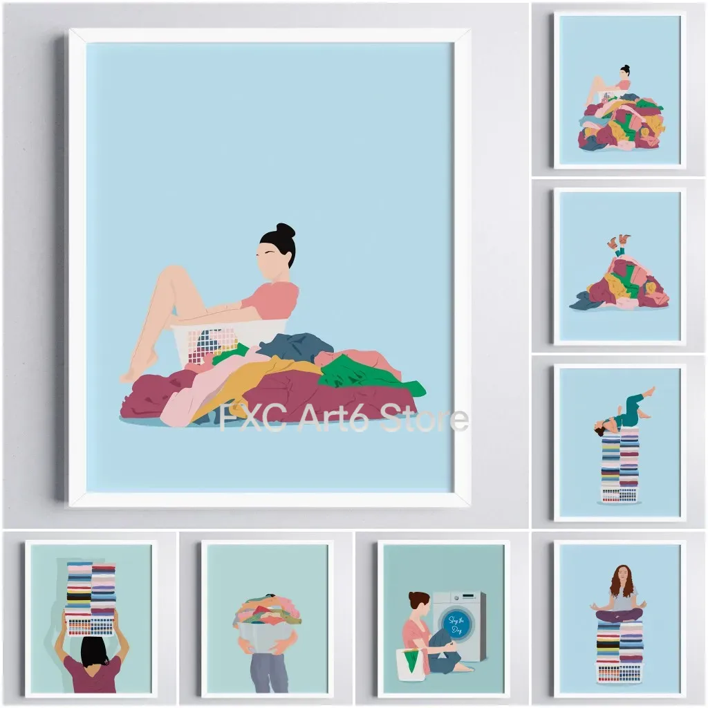 Home Bathroom Colors - Stampa Artistica Senza Cornice in Colori