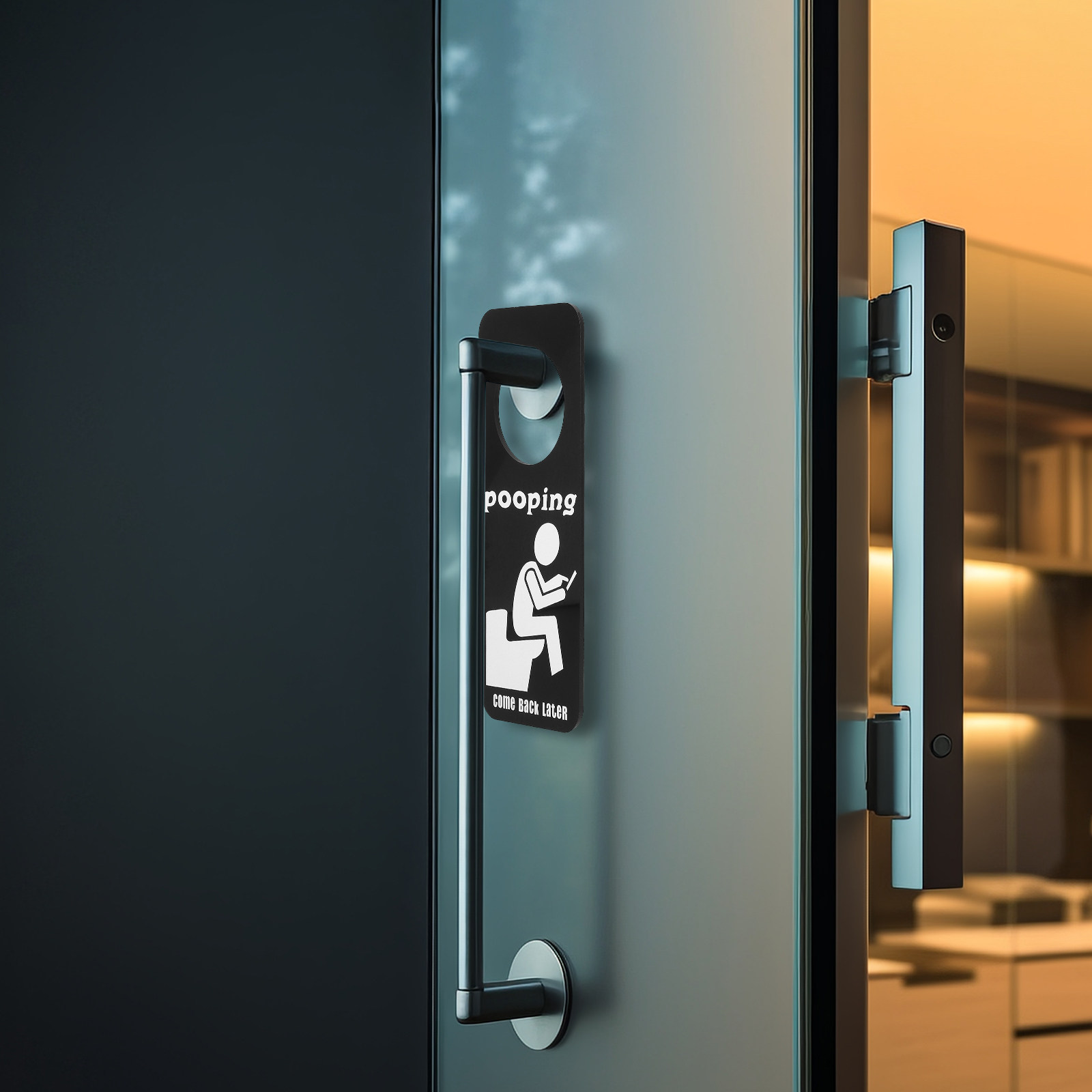 Cartello per Porta del Bagno O - Home Bathroom Occupied Sign recensione e prezzo