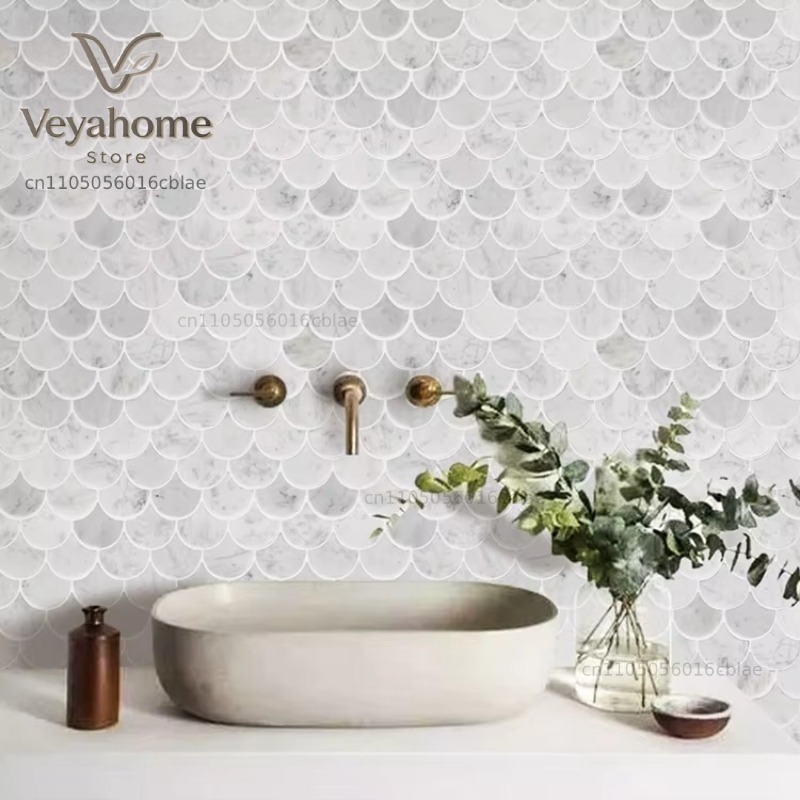Piastrelle a Mosaico Effetto S - Home Bathroom Floor Tiles recensione e prezzo