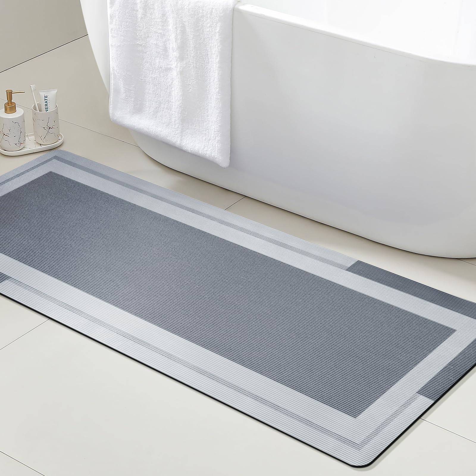 VIKAMA Tappeto da bagno con su - Zara Home Bathroom Mat recensione e prezzo