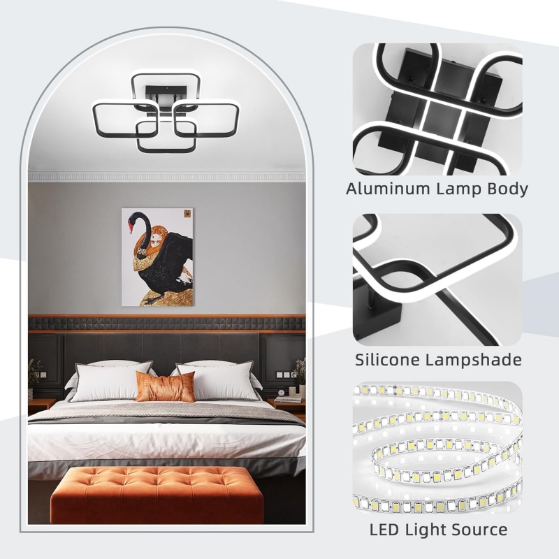 Lampadario LED a Tre Colori, L - Home Bathroom Colors recensione e prezzo