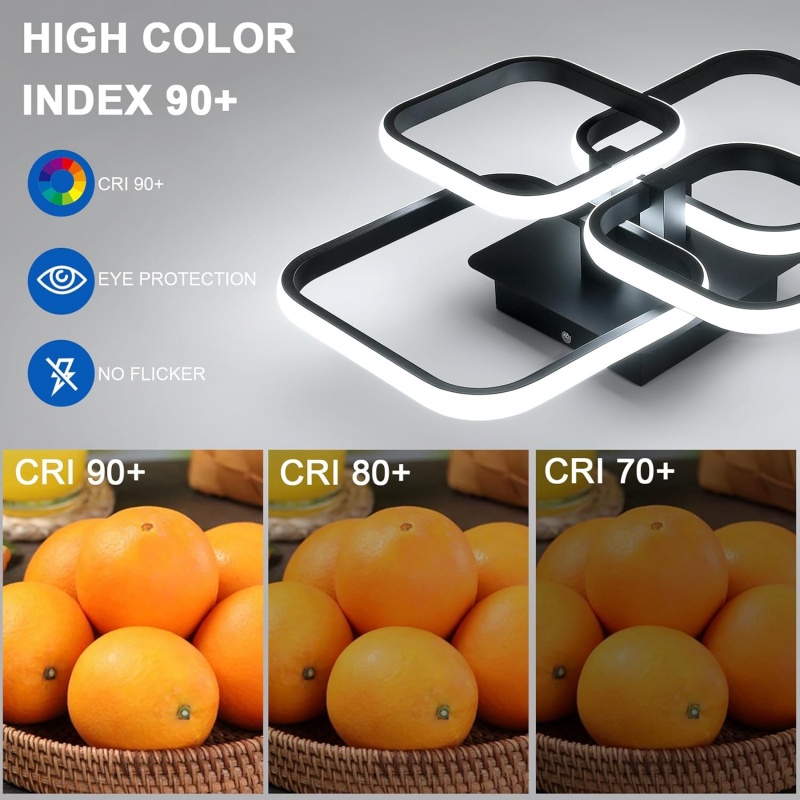 Lampadario LED a Tre Colori, L - Home Bathroom Colors recensione e prezzo