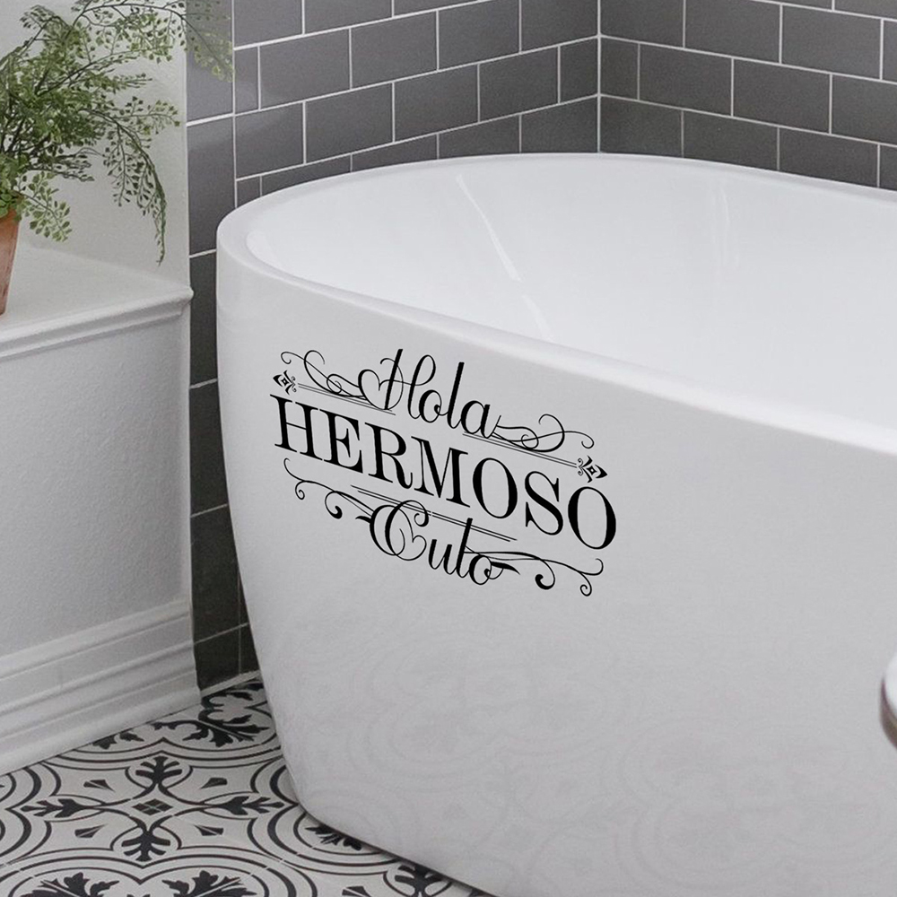 Adesivi murali divertenti spag - Home Bathroom Floor Tiles recensione e prezzo