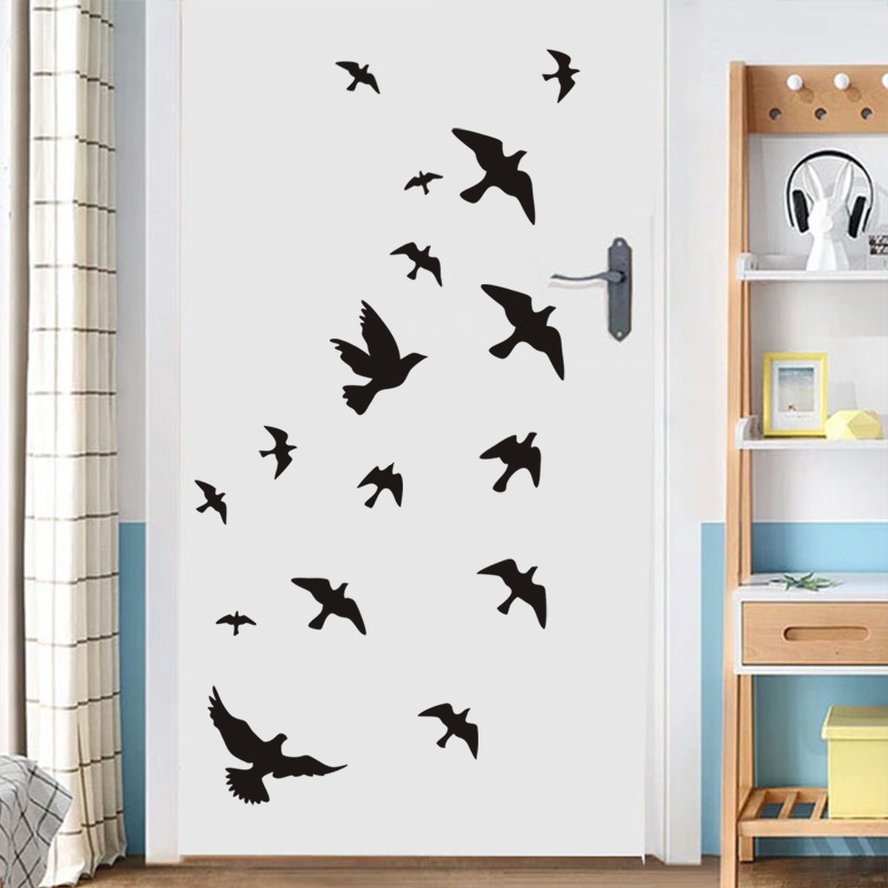 12 pz/set adesivi murali uccel - Home Bathroom Floor Tiles recensione e prezzo