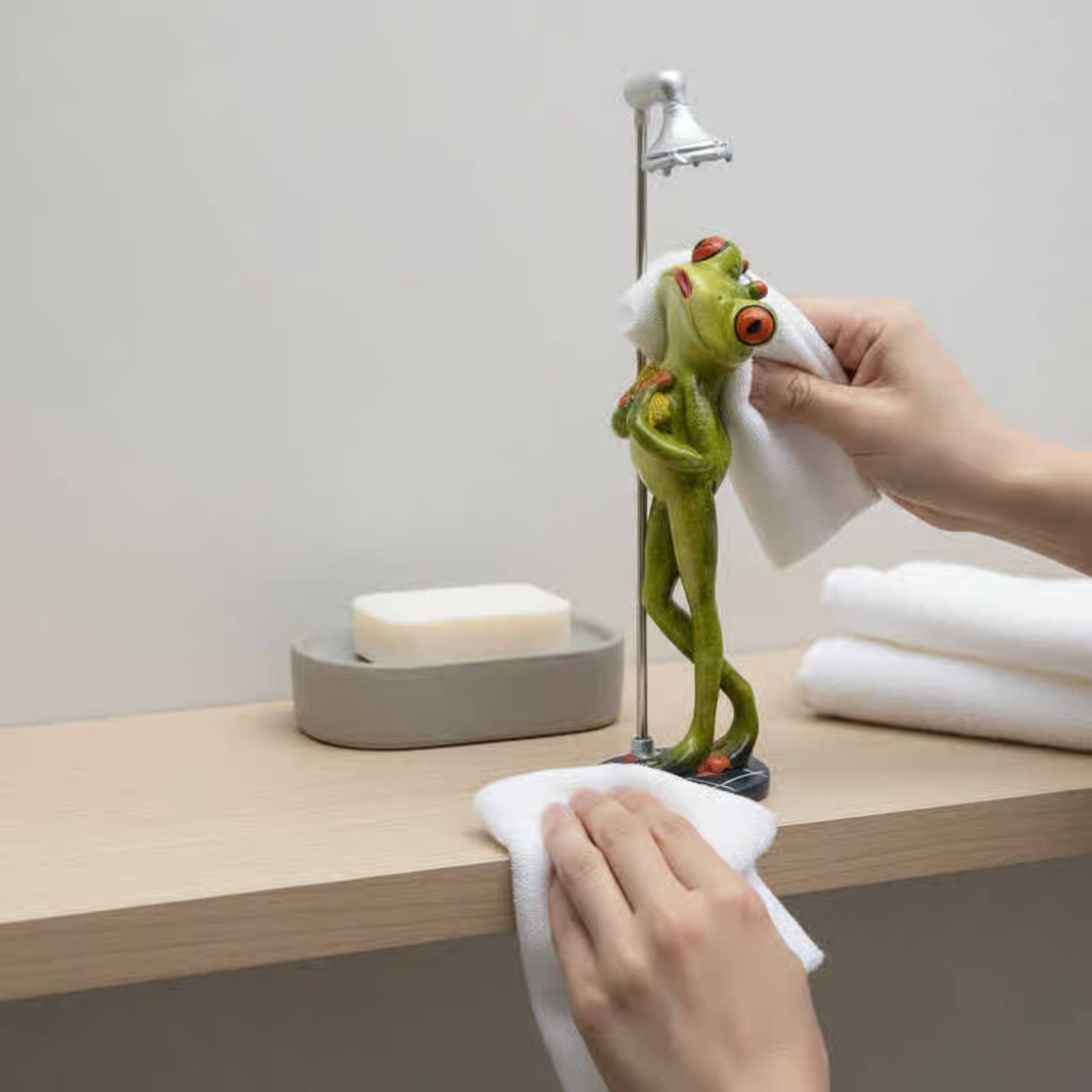 Statuetta di Rana che si Docci - Home Bathroom Shower recensione e prezzo