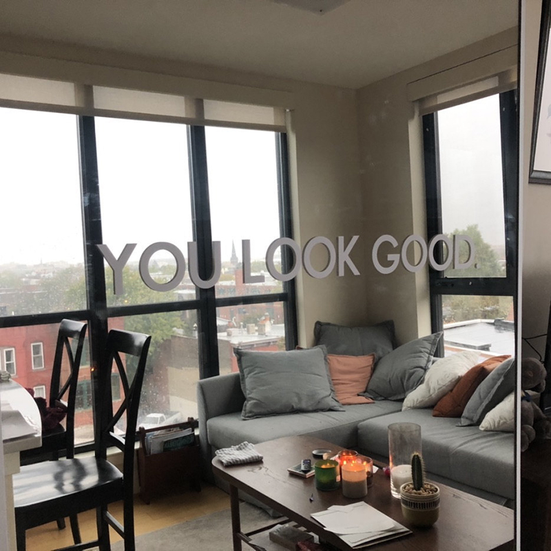 You Look Good Mirror Wall Stic - Home Bathroom Floor Tiles recensione e prezzo