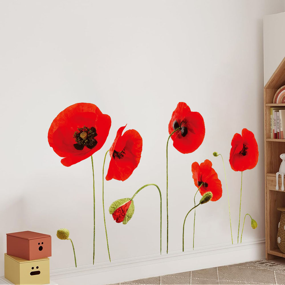 Adesivi murali piante da fiore - Home Bathroom Floor Tiles recensione e prezzo