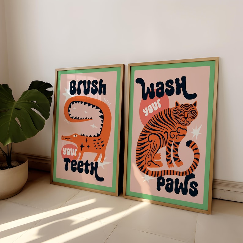 2 pz/set Tigre Lavare Le Zampe - Home Bathroom Set recensione e prezzo
