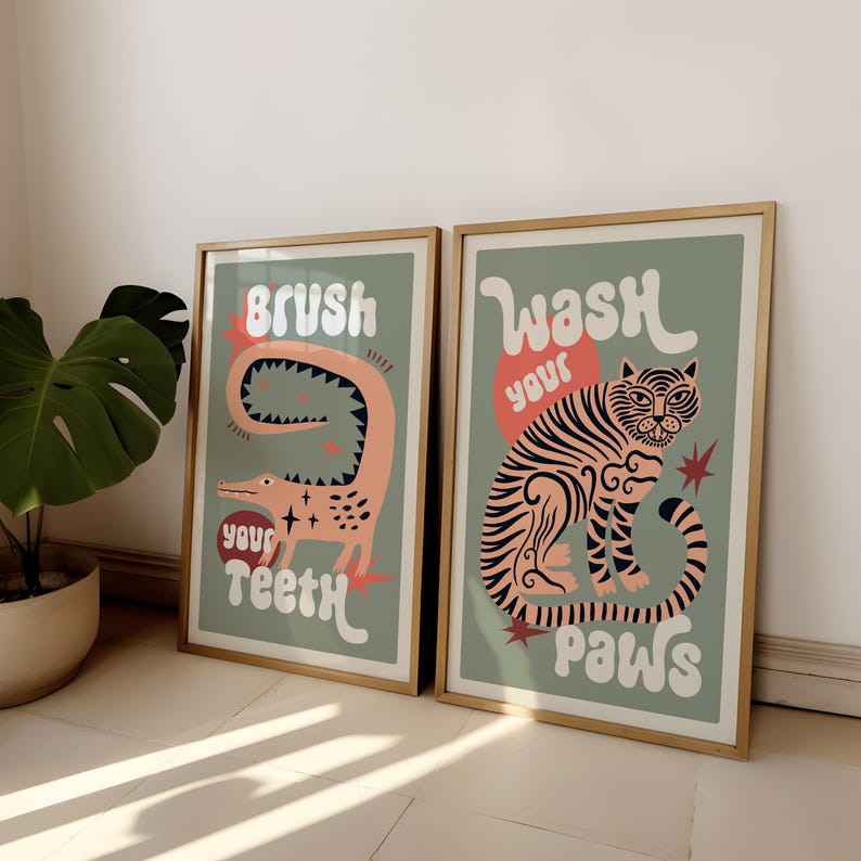 2 pz/set Tigre Lavare Le Zampe - Home Bathroom Set recensione e prezzo